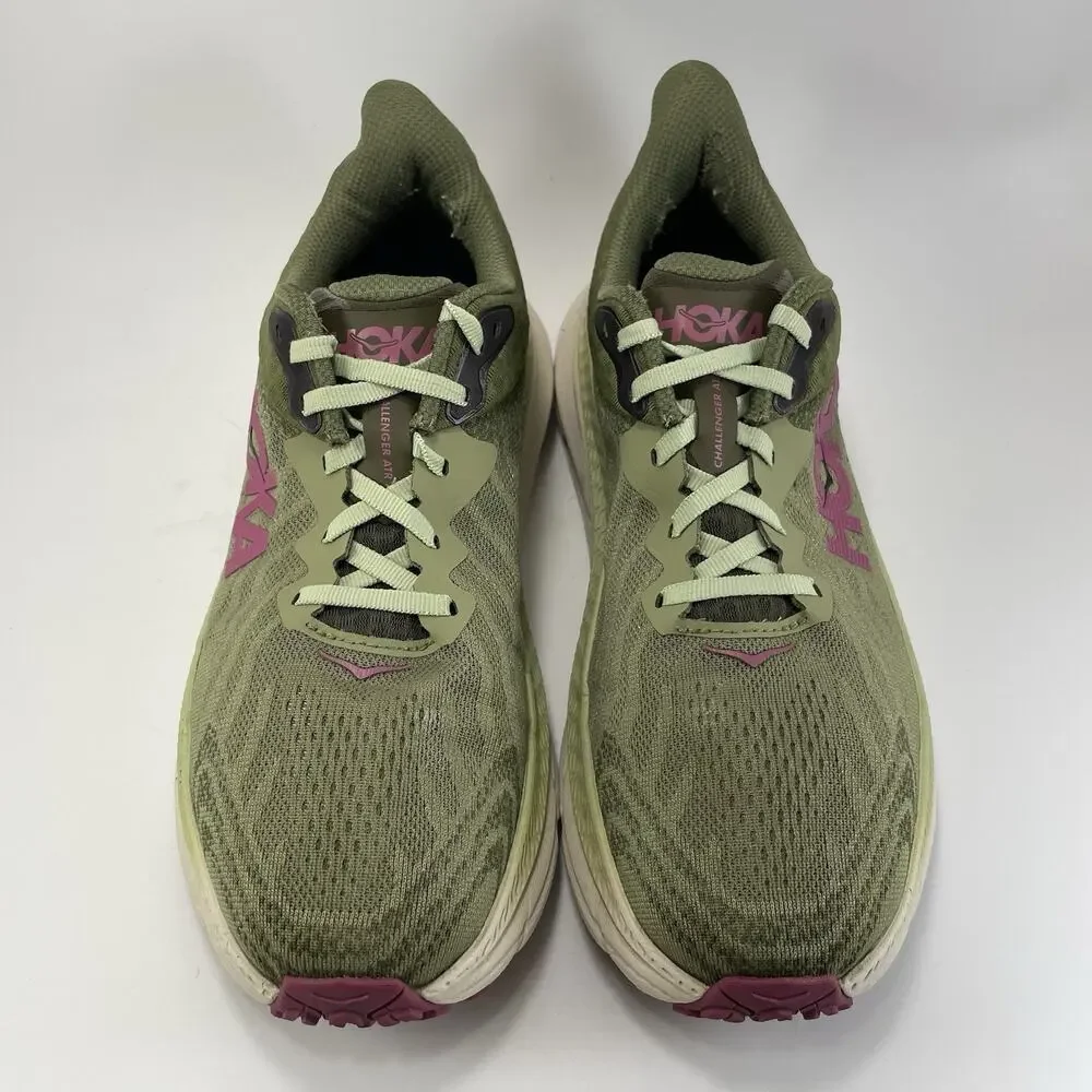 Hoka One One Challenger ATR 7 Trail Running Shoes Womens Size 9D Wide Olive - Picture 11 of 11